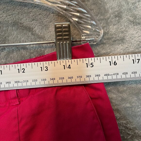 Vtg Talbots Women Old Money Classic Flat Front High Rise Crop Chino Pant 10 Pink - Picture 6 of 12